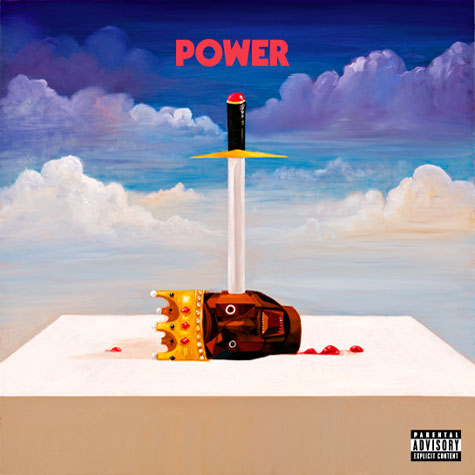 Check out the official single cover artwork for Kanye West's 'Power'